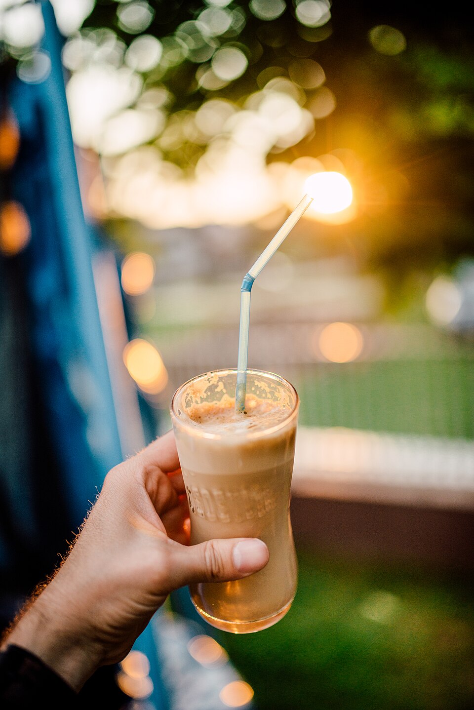 Muzli latte